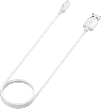 XIHAMA for HUAWEI Band7 Charger Set of 2 1M Charging Cable Compatible for Huawei Band7/6/6Pro/Watch Fit Mini/Honor Band6 Charger, USB Charging Cable Charger White x 2