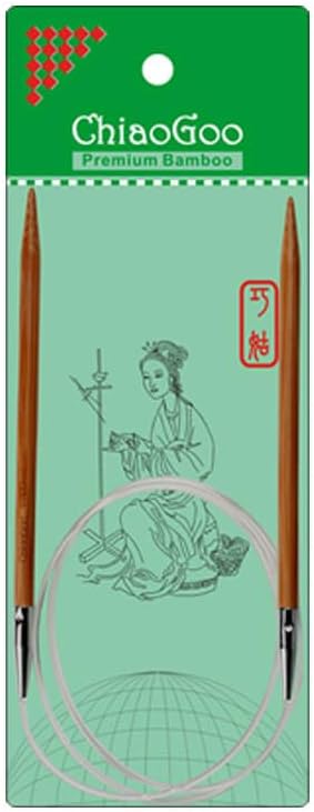 ChiaoGoo Circular Knitting Needle, Brown, One Size