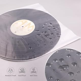 LP Lot de 50 pochettes intérieures en vinyle transparent antistatique avec fond rond pour album de 30,5 cm - Les Beatles, Paul McCartney, John Lennon, RIngo Starr, George Harrison LP Lot de 50 pochettes intérieures en vinyle transparent antistatique avec fond rond pour album de 30,5 cm – Image 5