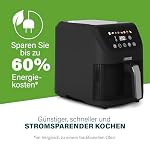 Princess Slim Airfryer 5,5L - 1500 W - leiser Betrieb (55 db) - Platzsparendes Design - Ölfrei - 8 Kochprogramme - Einstellbarer Thermostat - Antihaftbeschichtung - 182240 – Bild 4