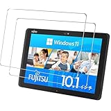 [2枚セット] For 富士通 ARROWS Tab Q508/SE/ARROWS Tab Q509/VE 10.1型 フィルム ガラスフィルム 【ZENGZOUZ】10.1インチタブレットガラス保護フィルム 指紋防止 気泡防止 高透過率 硬度9H 自動吸着 2.5Dラウンドエッジ加工 ‎