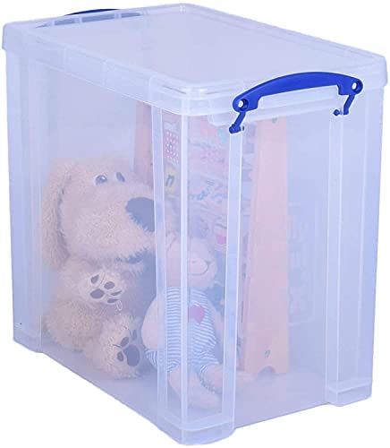 Really Useful Box Plastic Storage 25 Litre Clear