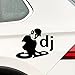 2PCS Music Club DJ Car Decal 5.91