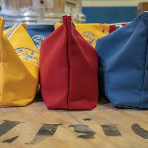 Canvas Tool Bag with Zipper, Assorted Colors 3 Pack Canvas Tool Pouch with Zipper, Coin Bag, Klein Tools 5539LCPAK - Image 3