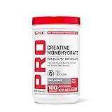 GNC Pro Performance Creatine Monohydrate Powder for Women & Men, 5g Creatine Per Serving, Muscle Building, Energy Production, Endurance, Performance, 100 Servings