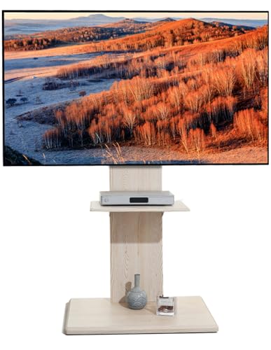 Amazon.co.jp: テレビスタンド 震度7クリア 自立タイプ 「配線隠し 首