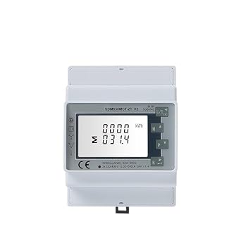 Smart Energy Meter SDM630MCT-2T V2 3 Phase DIN Rail Multifunction Power Monitor Bidirectional kWh Meter Dual Tariff RS485 Modbus RTU Output