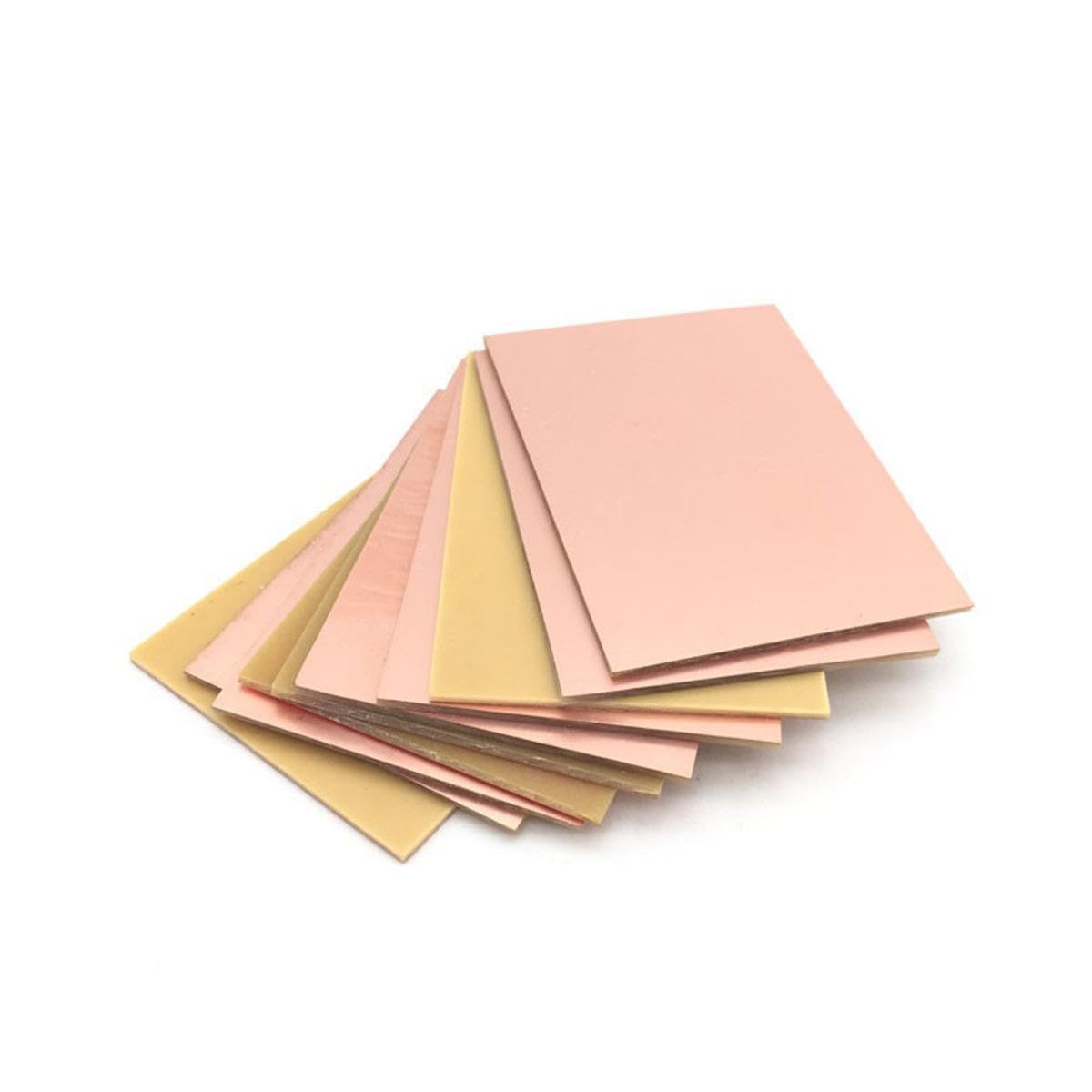10 Stück Kupferplattiertes Laminat, 100x150mm Einseitig Kupferplattiert PCB Laminat Leiterplatte für industrielle Lötarbeiten