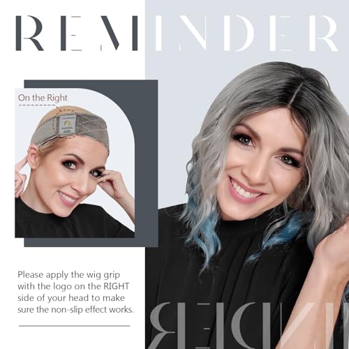 Dreamlover Wig Grip Band, Headband for Keeping Wigs in Place, Black, 2 Pieces - Thumbnail 2