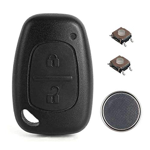 DIY Repair Kit for Vauxhall Opel Vivaro Movano Van 2 Button Remote Key Fob
