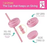 Elk and Friends Kids & Toddler Cups | The Original Glass Mason Jars 8 oz with Silicone Straws with Stoppers | Smoothie Cups | Spill Proof Sippy Cups for Toddlers | 4 Pack - Image 4