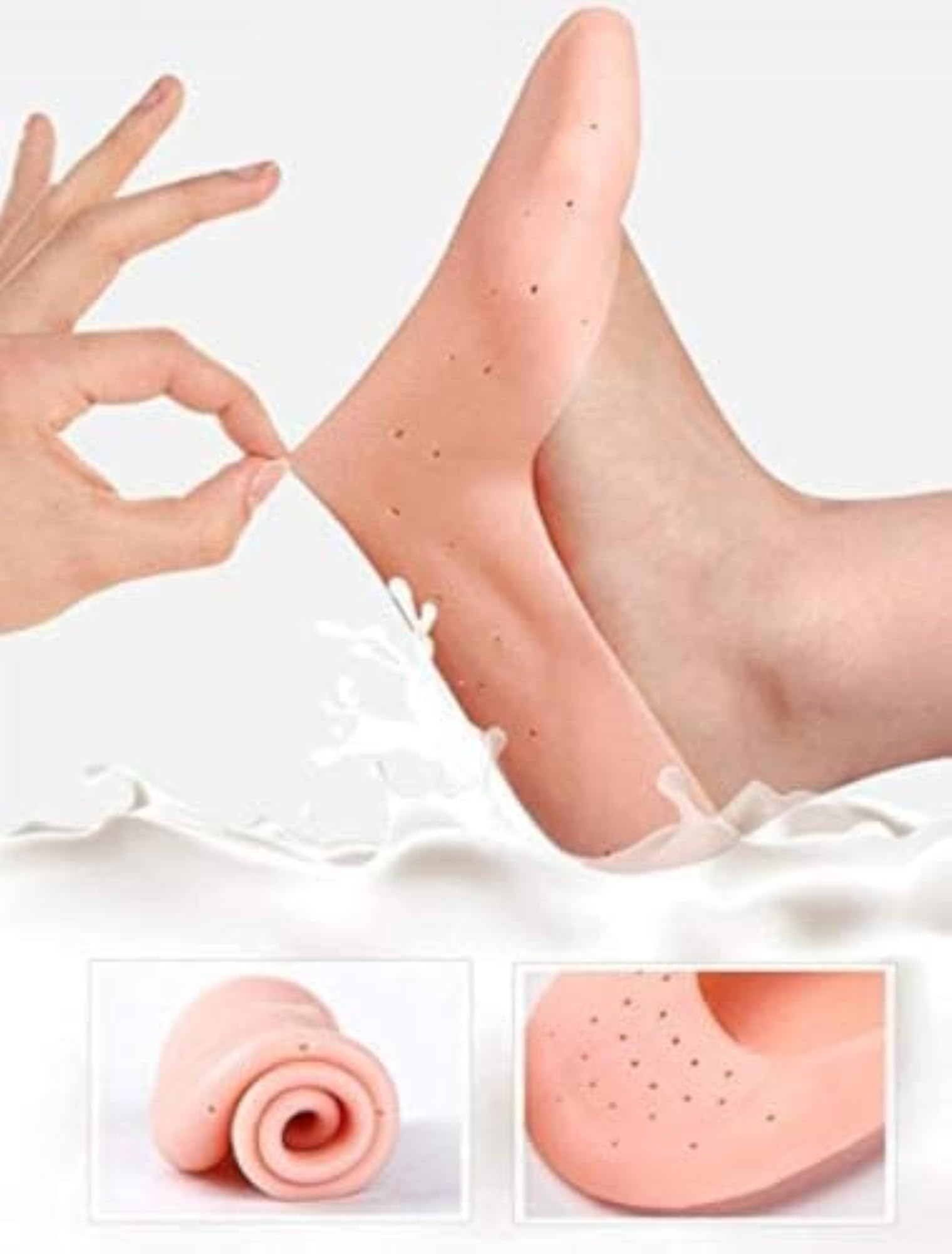 Anti Crack Full Length Silicon Foot Protector Moisturizing Socks