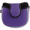 Andux Mesh Heel-Shafted Mallet Putter Cover Golf Putter Head Covers Purple, Square MT/TG14