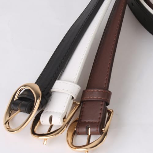 Retro Golden Buckle Girdle Belt Simple Elegant Waist Belt for Wrap Dress Exquisite Waistband for Women3