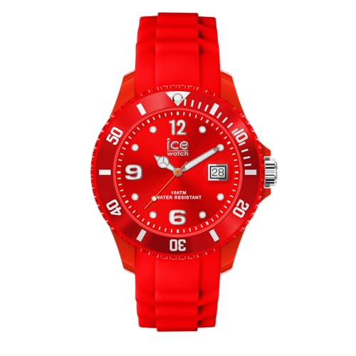 Montre rouge mixte Ice-Watch Ice Forever avec bracelet silicone confortable