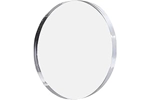 Acrylic Rounds 5 Inch Clear Premium Discs for Crafting, Home Decor, DIY, and More!
