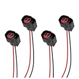 4PCS Fuel Injector Connector Pigtail,Fuel Injectors Set of 4 Replace OEM# 5013995AA,5161919AA,Car Accessories Fuel Injector Wiring Harness Compatible with Dodge,Ford,Chevrolet (4PCS)