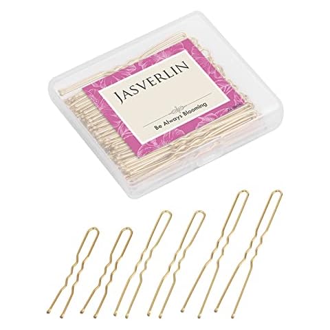 JASVERLIN U Shaped Hair Pins 150pcs Cover