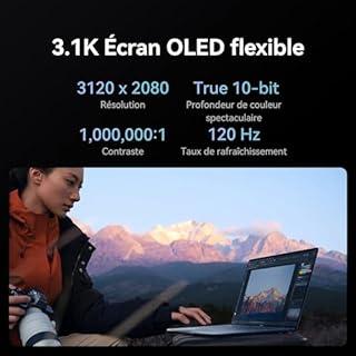 HUAWEI MateBook X Pro Core Ultra, Ultra-léger 980 g, Le Corps métallique apaisant, Processeur Intel Core Ultra 9, 14,2 Pouces, 3.1k Écran OLED Flexible, 32 GO + 2 to, Bleu Morandi, 16 GO + 1 to, Noir