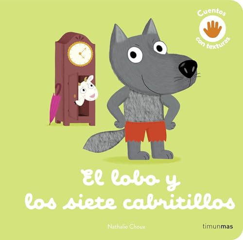 Portada de El lobo y los siete cabritillos. Cuento con texturas