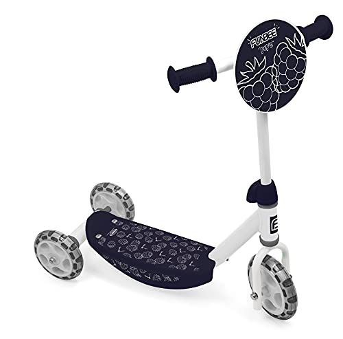 FUNBEE- Trottinette 3 Roues pour Enfants, OFUN13-MUR, Noir