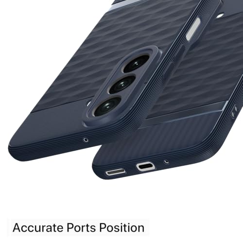 Image of Pikkme Back Cover for Samsung Galaxy M47 5G / A27 5G Camera Protection 3D Hexa Cube Design Silicone Protective Bumper Case (Blue)