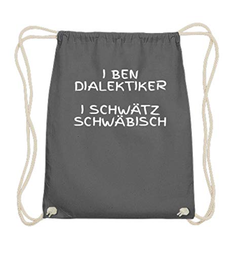 Sac de gym en coton cadeau original pour expatrié du Bade-Wurtemberg gris graphite