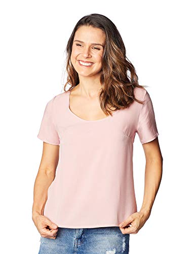 Blusa viscose soltinha, Hering, Feminino, Rosa, G