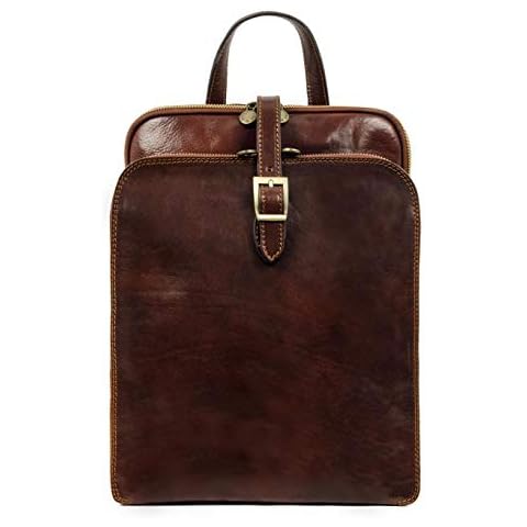 Time Resistance Mochila de Cuero Convertible en Bolso de Hombro Cover