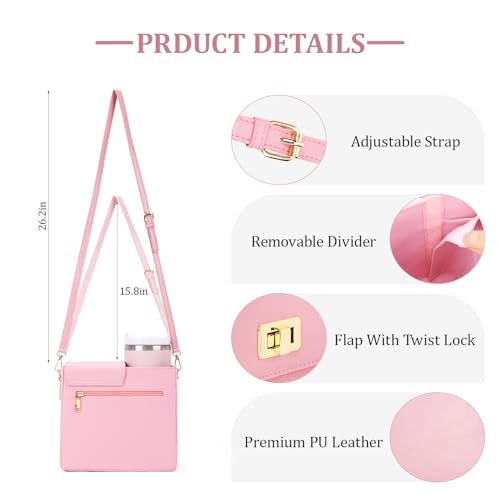 Image of Stanley Purse Cup Holder Bag Crossbody Water Bottle Purse for 40oz Tumbler
