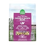 Open Farm, Freeze Dried Raw Cat Food, Complete Meal Morsels or Cat Treats with 92% Meat, Organs & Bone, Chicken & Salmon Recipe, 9oz Bag