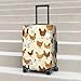 JBYJBX Chicken Pattern Print Suitcase Cover Luggage Protector Washable Elastic Fashionable Travel Gear Cover
