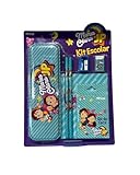 Kit Escolar Maria Clara e JP com Estojo e Itens Diversos