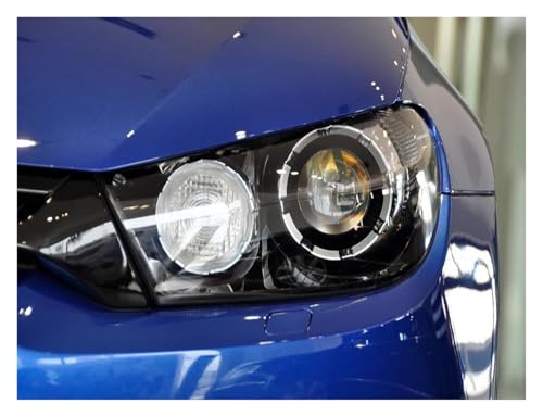 Coque de phare pour Scirocco 2009-2014 abat-jour en polycarbonate transparent gauche
