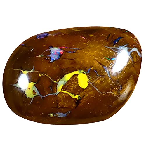 Opale boulder de Koroit naturelle multicolore 2.76 ct idée cadeau unique
