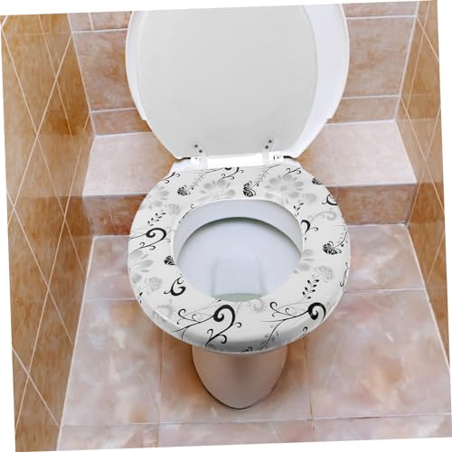 UDaca Pvc-Toilettensitzkissen, Wc-Deckelmatte, Waschbar, Wc-Kissen, Wc-Sitzpolster, Wc-Deckelkissen, Kinder-Toilettensitz, Badezimmer, Wc-Deckelbezug, Kinder-Silikagel-Sitzbezug, Verdickt – Bild 3