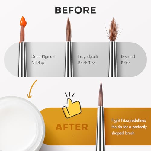 Image of Golden Maple Professional Paint Brush Cleaning Soap - Solid Artist Brush Cleaner & Conditioner for Oil, Acrylic & Watercolor Paint brushes - Works on Sable, Bristle & Synthetic Brushes (30g /1.05oz)