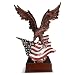 Eagle w/American Flag (S) Statue