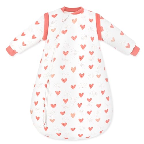 Image of Yoofoss Baby Sleep Sack 12-18 Months, TOG 2.5 Baby Wearable Blanket with 2-Way Zipper, 100% Cotton Fabric Winter Toddler Sleeping Sack, Warm Soft Comfy(Large)