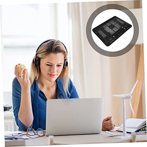 Base refrigeradora ergonómica para laptop con ángulo inclinado y ventilador silencioso miniatura 6