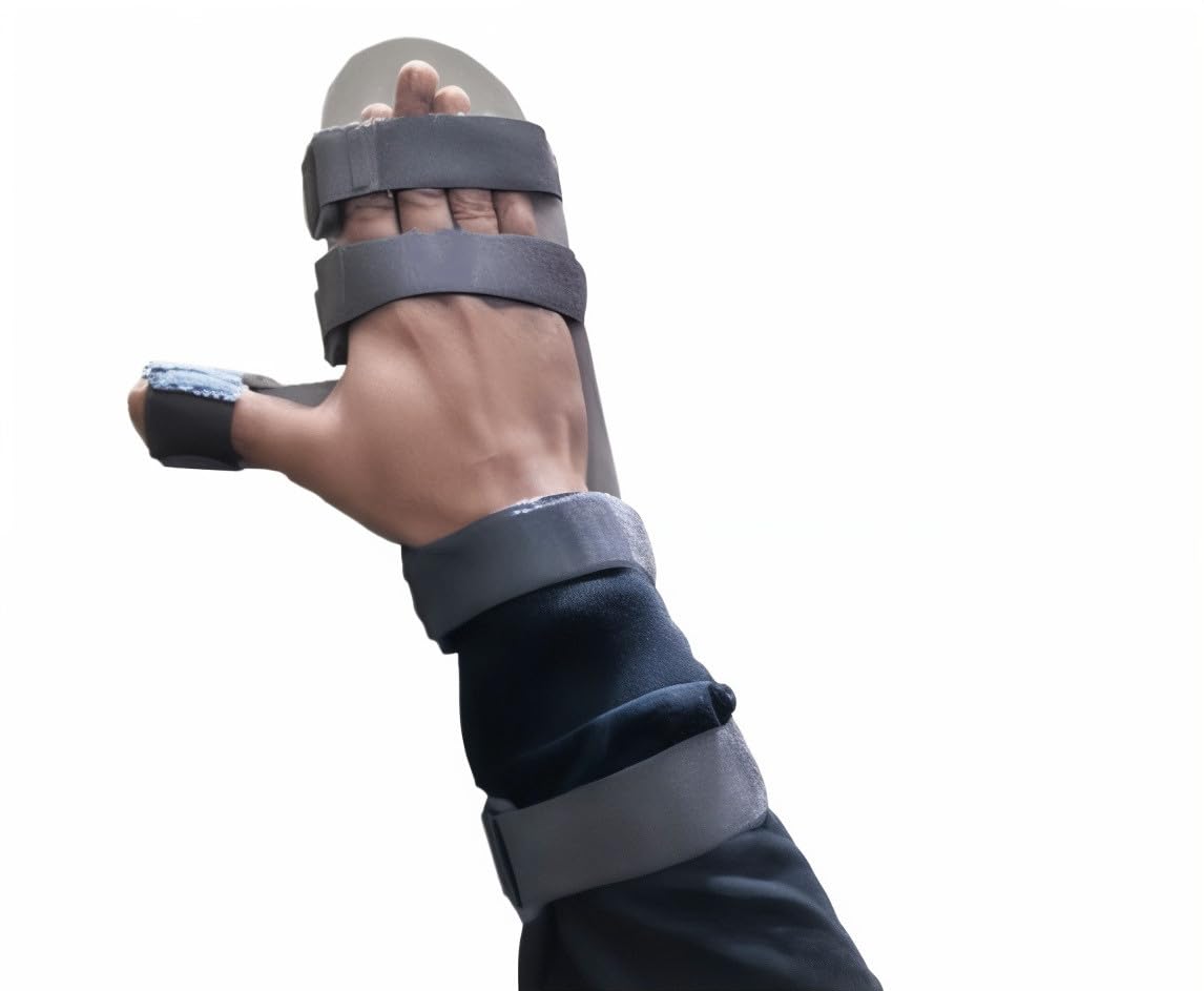 Buy Helrdx Aluminium Wrist Hand Support Static Cockup Splint For Stroke ...