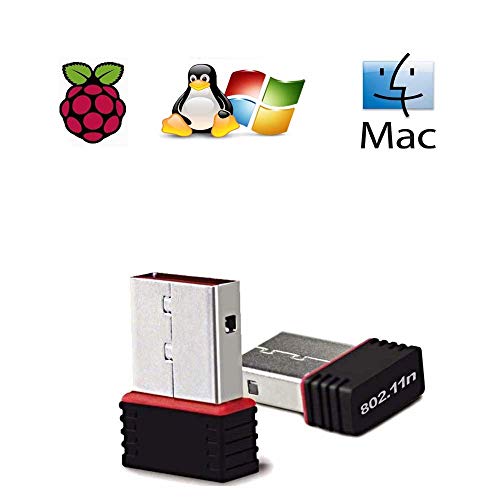 USB Wifi Dongle USB 2.0 Wireless 802.11n USB Wifi Adapter Compatible For Raspberry Pi,Raspberry Pi BIOS, Windows 2000 / XP/VISTA / Win7/ Win 8 / Win 10 / MAC/Linux 2.4 or Above