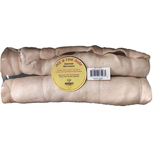 Advance Pet Products 7593 Buffalo Cheek Roll Chew, 12