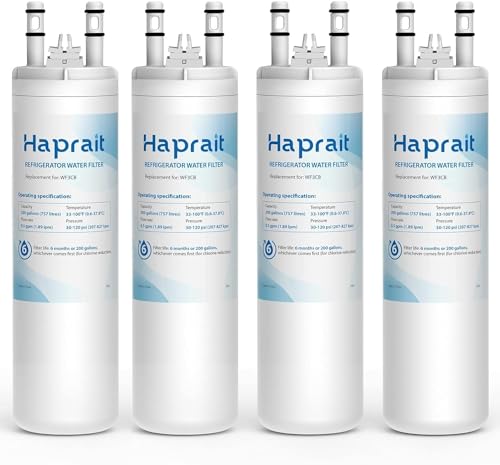 HP006 - Repuesto para Frigidaire WF3CB, Pure Source 3, WF425, 706465, 242069601, 242086201, 242017800, altura de 9 pulgadas, 4 unidades