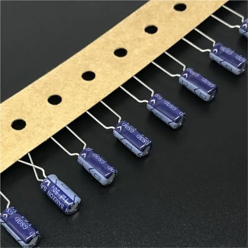 Condensateur électrolytique 50V 1uF pour circuits électroniques (100 pièces)