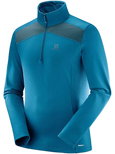 T-Shirt Course à Pied Salomon Discovery Half Zip pour vos trails d'automne