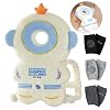 Feidoog Baby Head Protector Cushion Backpack with 3 Knee Pads for Walking & Crawling,Astronauts