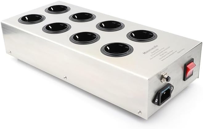 AC E800HiFi Power Filter Device, Socket 8 Way AC Power Conditioner, Audiophile Grade Power Purifier