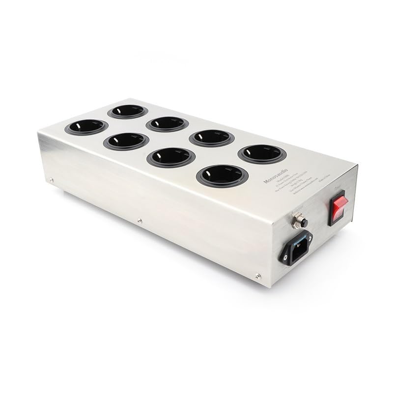 Urządzenie filtrujące zasilanie AC E800 HiFi, 8-kierunkowy kondycjoner sieciowy, oczyszczacz mocy klasy audiofilskiej