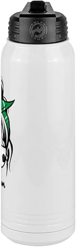 Miniatura 3 de Soccer Mom - Botella de agua de 30 onzas, color camello polar blanco con tapa con pajilla, acero inoxidable, aislado al vacío